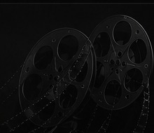 Film reel abstract